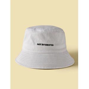 "Not Interested" Bucket Hat